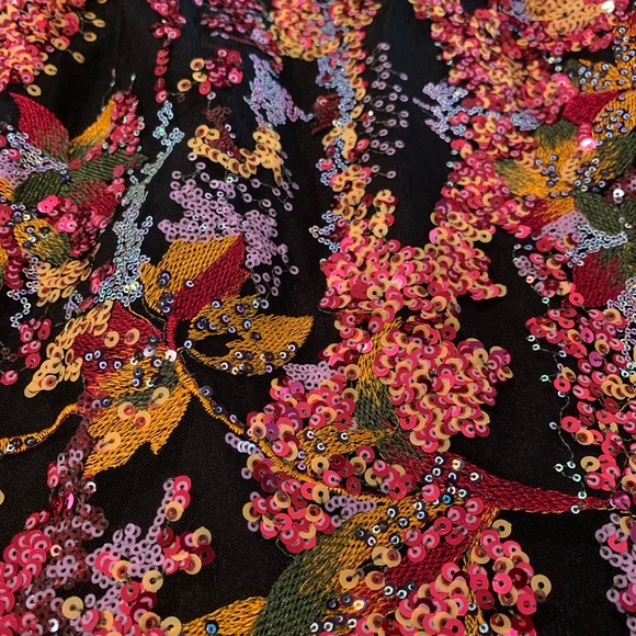 DRESS THE POPULATION Corinne Sequin Cocktail Dress - Picture 8 of 8